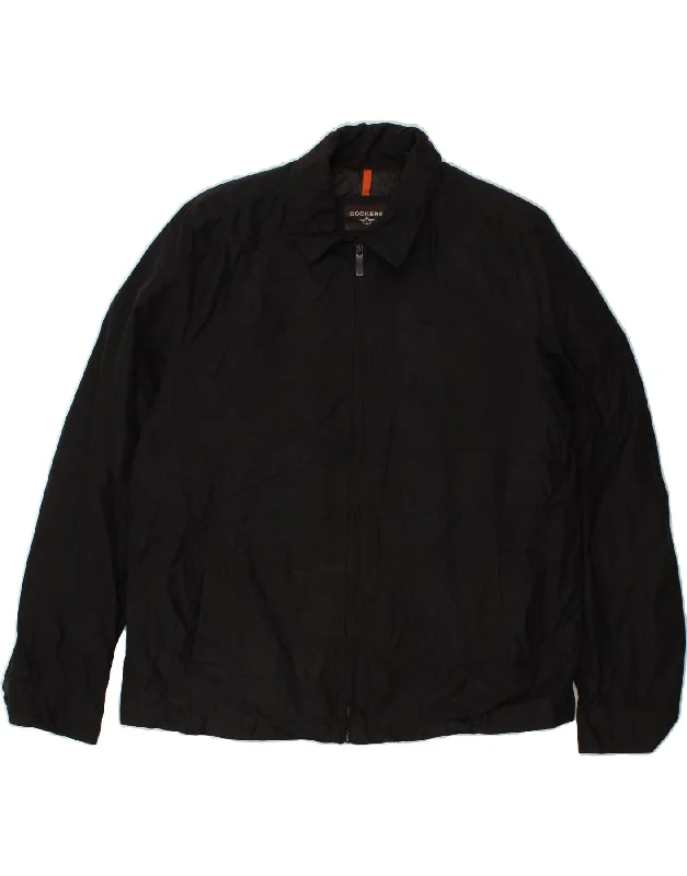 Men's Coats with Reflective StripesDOCKERS Mens Bomber Jacket UK 42 XL Black Polyester Men's Coats with Reflective StripesDOCKERS Mens Bomber Jacket UK 42 XL Black Polyester