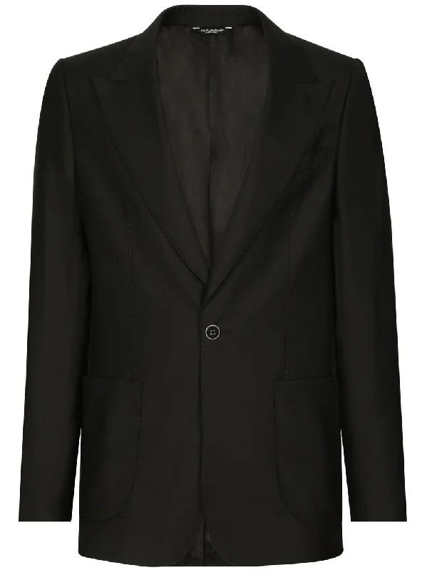 Trendy Men's Anorak JacketsDolce & Gabbana Jackets Black