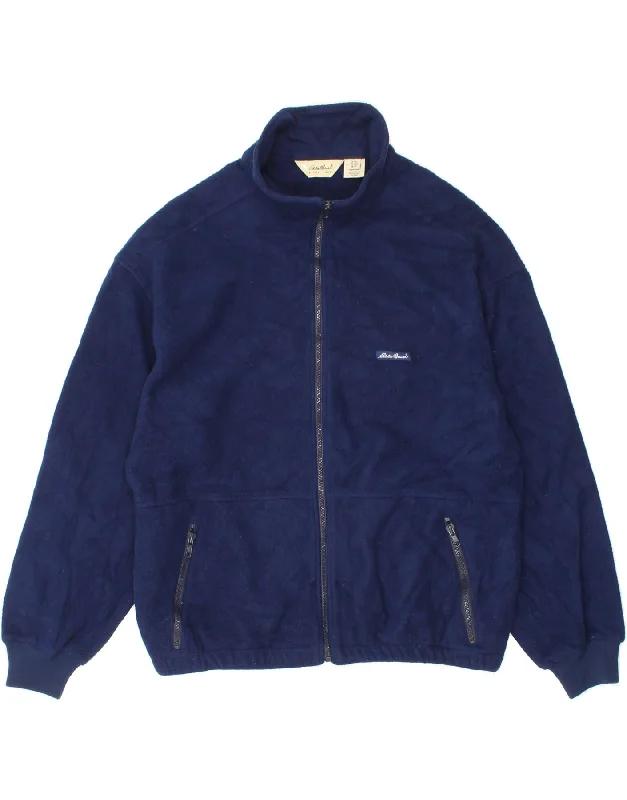 Men's Coats with Reflective StripesEDDIE BAUER Mens Fleece Jacket UK 36 Small Navy Blue Polyester Men's Coats with Reflective StripesEDDIE BAUER Mens Fleece Jacket UK 36 Small Navy Blue Polyester