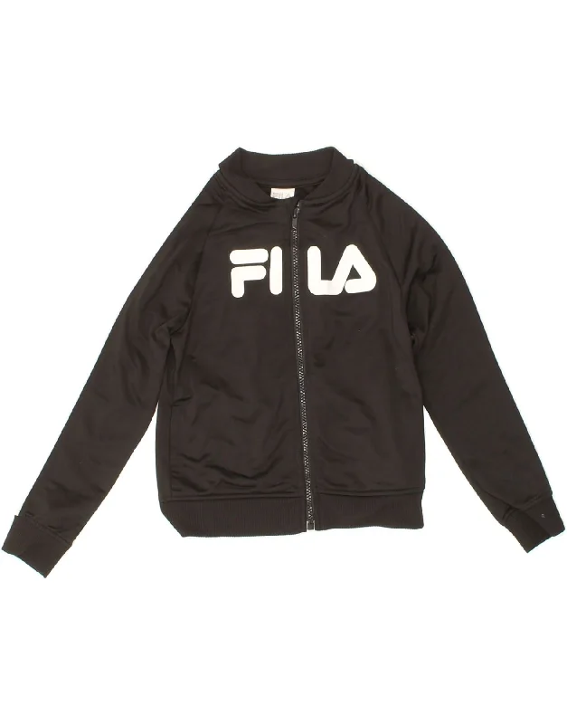 Men's Coats for All SeasonsFILA Girls Graphic Tracksuit Top Jacket 5-6 Years Black Colourblock Men's Coats for All SeasonsFILA Girls Graphic Tracksuit Top Jacket 5-6 Years Black Colourblock