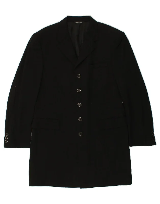 Men's Coats for SkiingGIANNI VERSACE Mens 5 Button Blazer Jacket IT 54 2XL Black Virgin Wool Men's Coats for SkiingGIANNI VERSACE Mens 5 Button Blazer Jacket IT 54 2XL Black Virgin Wool