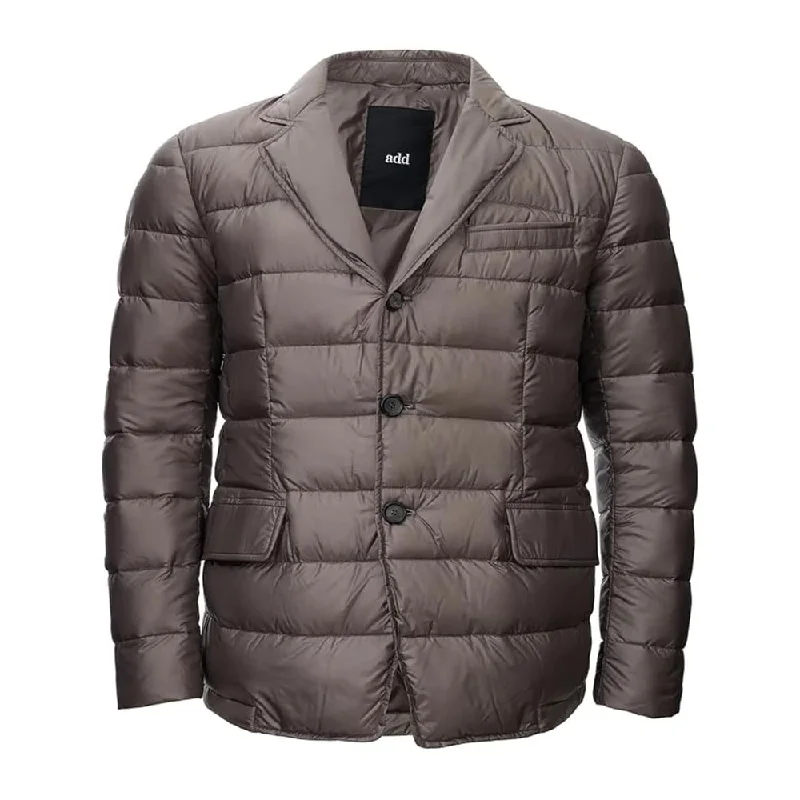Men's Coats for SkiingGray Polyamide Jacket