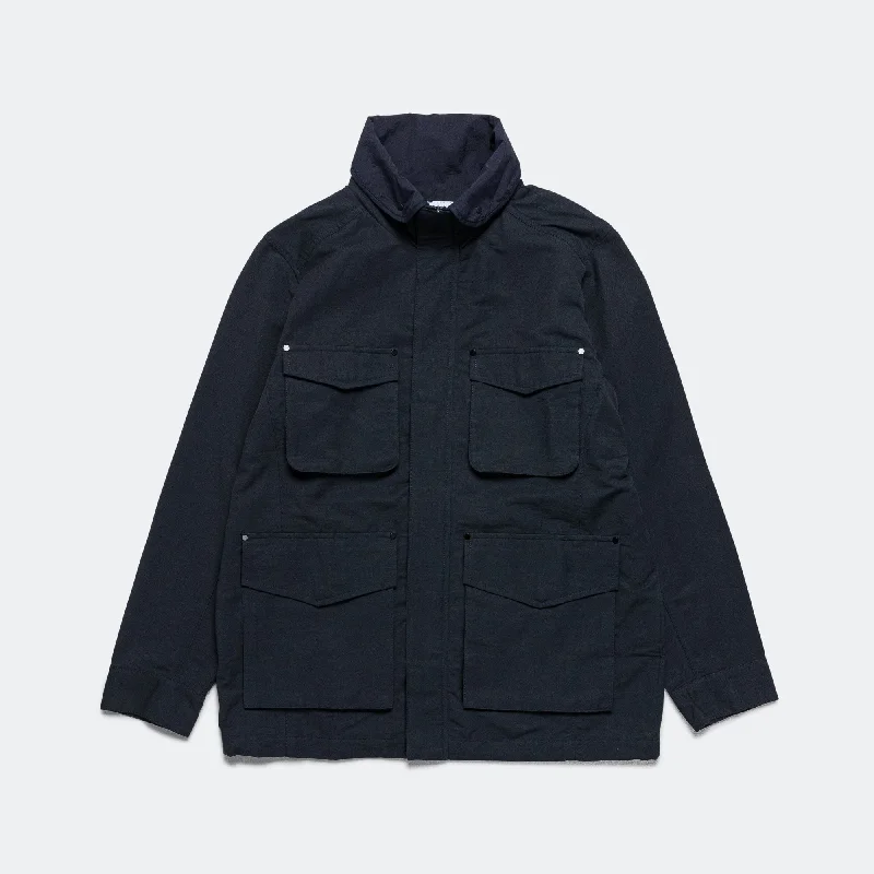 Luxurious Men's Cashmere CoatsHiggie Jacket - Navy