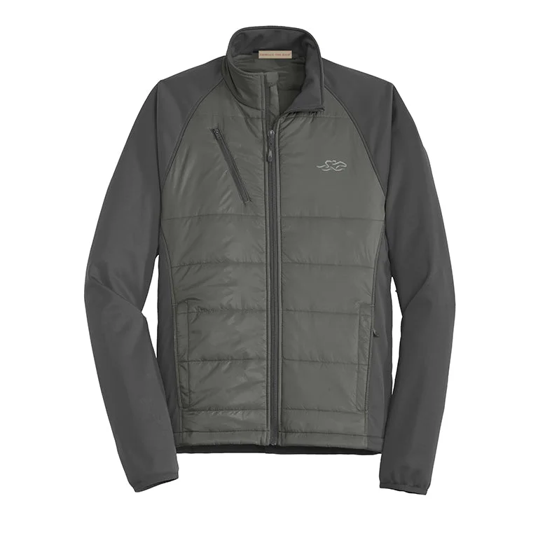 Men's Coats for SpringHybrid Soft Shell Jacket -  Charcoal with Gray