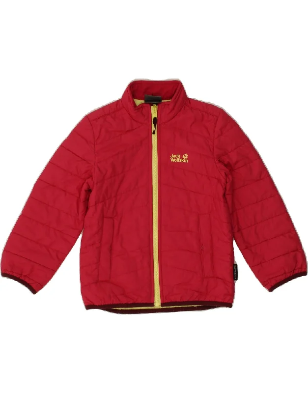Functional Men's Ski JacketsJACK WILLS Girls Padded Jacket 5-6 Years Red Nylon
