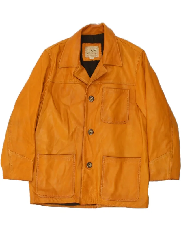 Men's Coats for Short MenJIM SMITH Mens Vintage Leather Jacket UK 38 Medium Yellow Leather Men's Coats for Short MenJIM SMITH Mens Vintage Leather Jacket UK 38 Medium Yellow Leather