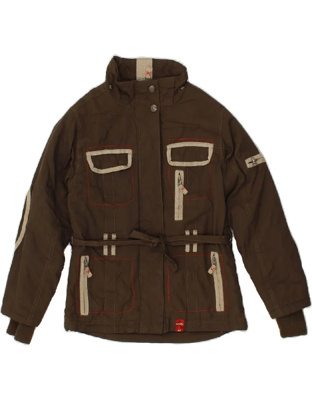 Men's Coats with Hand WarmersKILLTEC Girls Utility Jacket 9-10 Years Brown