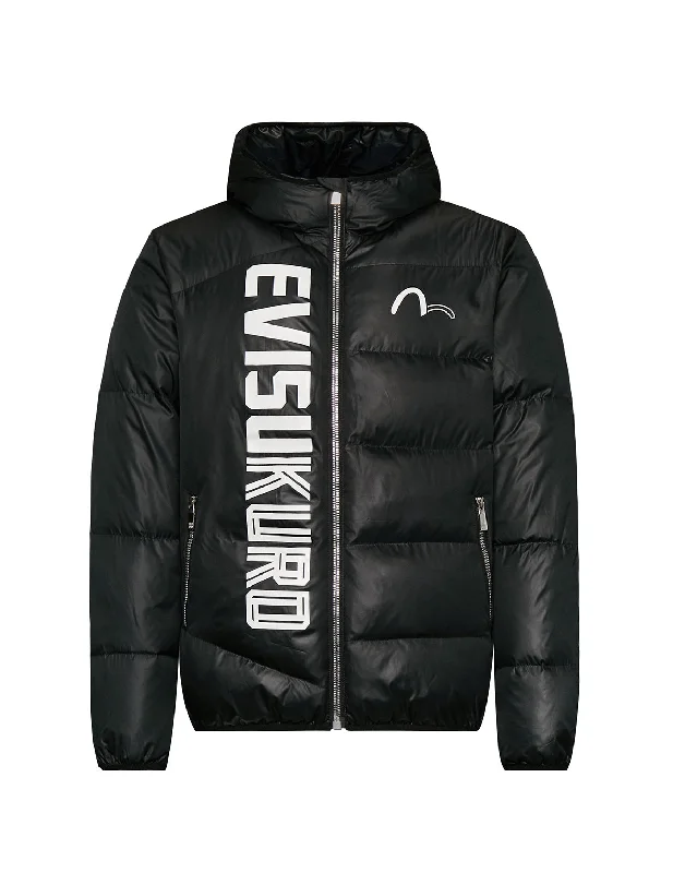 Best Men's Leather CoatsLaboratory Print Puffer Jacket