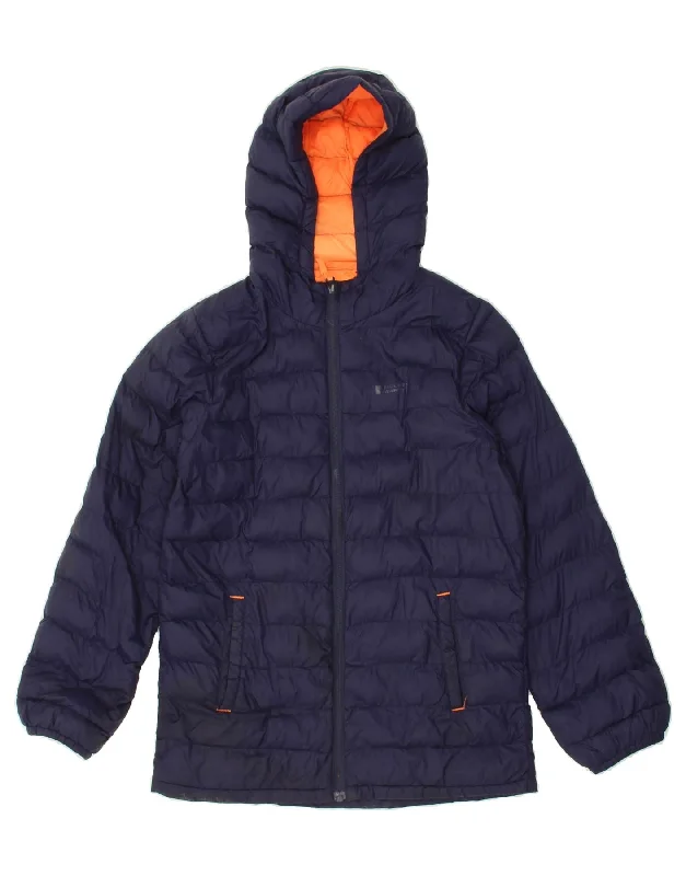 Affordable Men's Winter CoatsMOUNTAIN WAREHOUSE Boys Hooded Padded Jacket 11-12 Years Navy Blue Nylon Affordable Men's Winter CoatsMOUNTAIN WAREHOUSE Boys Hooded Padded Jacket 11-12 Years Navy Blue Nylon