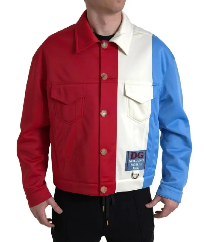 Men's Coats for SnowshoeingMulticolor Polyester Collar Short Jacket