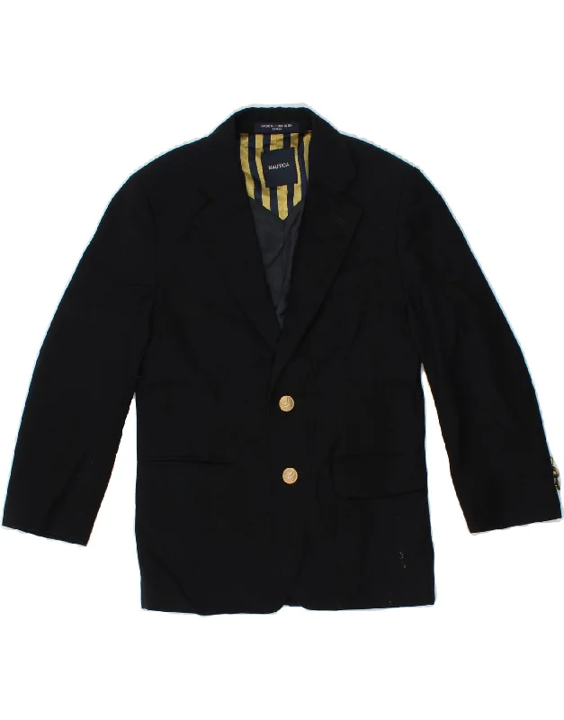 Essential Men's Puffer JacketsNAUTICA Boys 2 Button Blazer Jacket 7-8 Years Black Polyester Essential Men's Puffer JacketsNAUTICA Boys 2 Button Blazer Jacket 7-8 Years Black Polyester