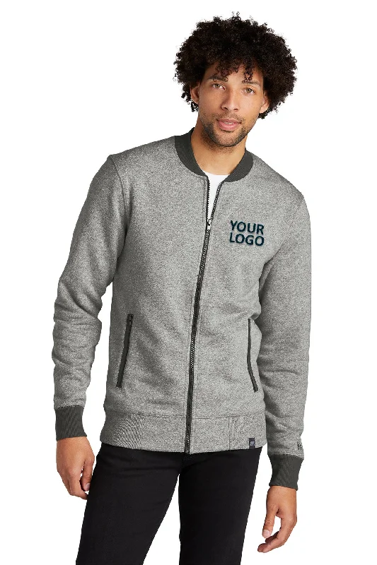 Men's Coats with Magnetic ClosuresNew Era French Terry Jackets, Light Graphite Twist/ Graphite Men's Coats with Magnetic ClosuresNew Era French Terry Jackets, Light Graphite Twist/ Graphite