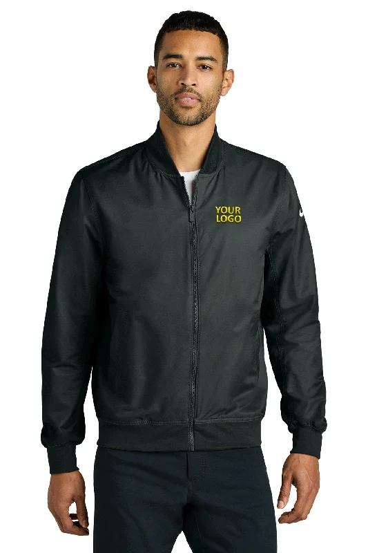 Stylish Men's Biker JacketsNike Bomber Custom Jackets, Black