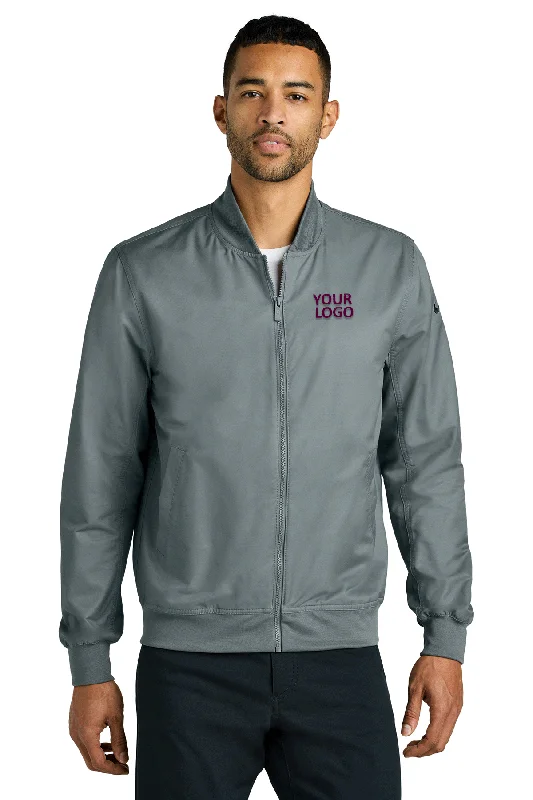 Waterproof Men's ParkasNike Bomber Custom Jackets, Cool Grey