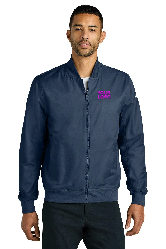 Men's Coats for Formal EventsNike Bomber Custom Jackets, Midnight Navy