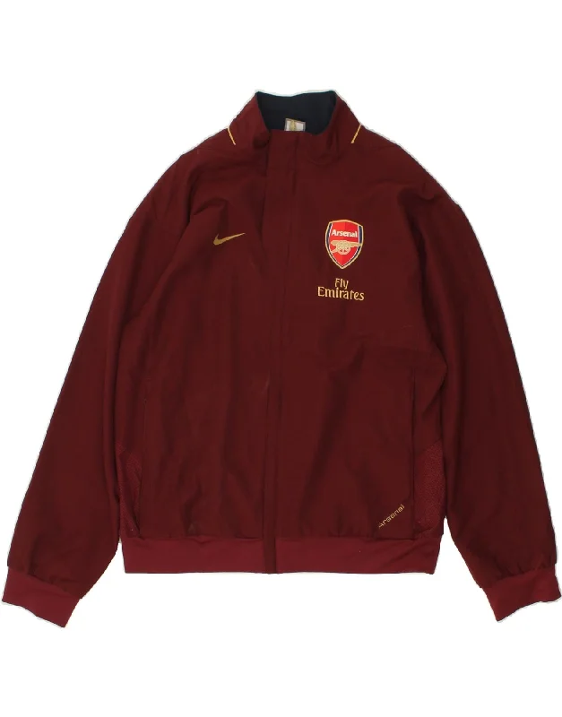 Versatile Men's Pea CoatsNIKE Mens Arsenal Home 2007-2008 Bomber Jacket UK 41/43 Large Burgundy Versatile Men's Pea CoatsNIKE Mens Arsenal Home 2007-2008 Bomber Jacket UK 41/43 Large Burgundy