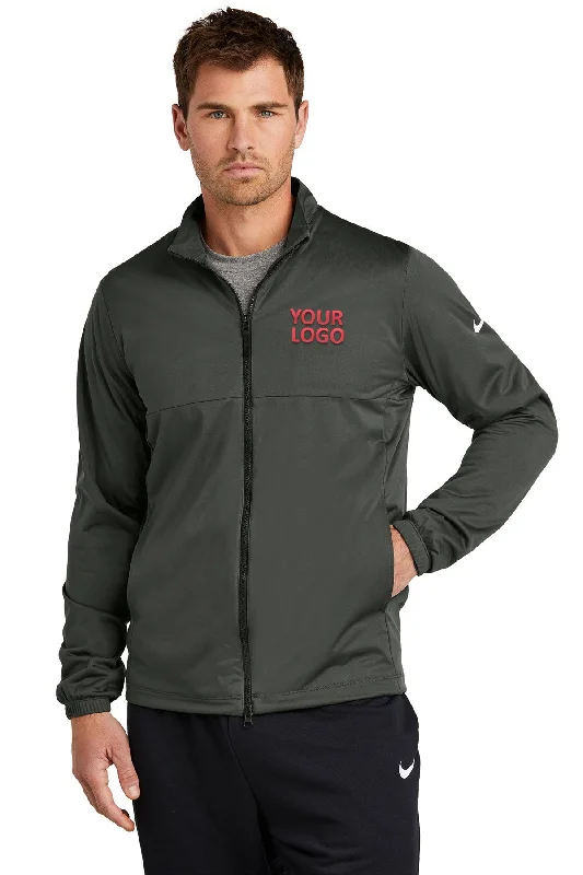 Men's Coats with Chest PocketsNike Storm-FIT Full-Zip Custom Jackets, Anthracite