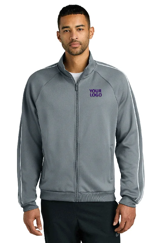 Men's Coats for Formal EventsNike Track Custom Jackets, Cool Grey
