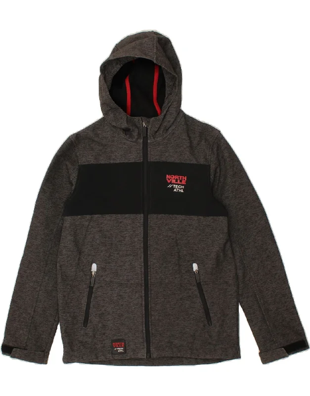 Men's Coats for TravelNORTHVILLE Boys Hooded Rain Jacket 11-12 Years Grey Colourblock Polyester Men's Coats for TravelNORTHVILLE Boys Hooded Rain Jacket 11-12 Years Grey Colourblock Polyester