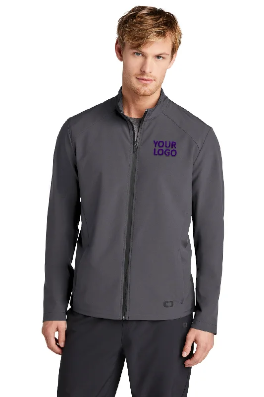 Stylish Men's Biker JacketsOGIO Connection Customized Jackets, Tarmac Grey