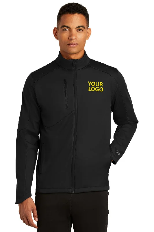 Men's Coats with HoodsOGIO ENDURANCE Crux Custom Soft Shell Jackets, Blacktop