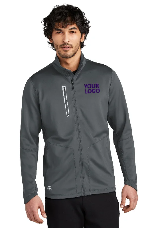 Men's Coats with Military InfluenceOGIO ENDURANCE Fulcrum Custom Jackets, Gear Grey