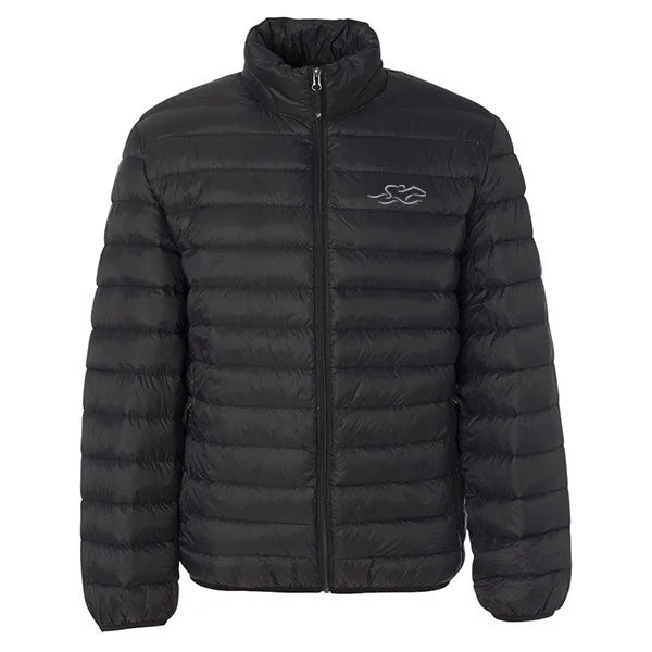 Men's Coats with Inner PocketsPackable Down Puffer Jacket - Black