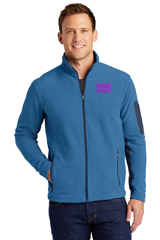 Winter-Ready Men's CoatsPort Authority Summit Fleece Custom Full-Zip Jackets, Regal Blue/ Dress Blue Navy Winter-Ready Men's CoatsPort Authority Summit Fleece Custom Full-Zip Jackets, Regal Blue/ Dress Blue Navy