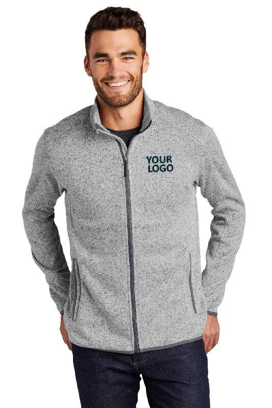 Fashionable Men's Denim JacketsPort Authority Sweater Fleece Customized Jackets, Grey Heather Fashionable Men's Denim JacketsPort Authority Sweater Fleece Customized Jackets, Grey Heather