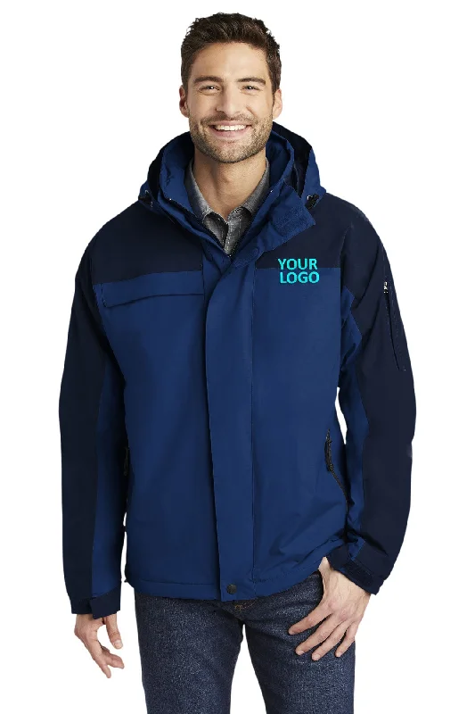 Luxurious Men's Cashmere CoatsPort Authority Tall Nootka Customized Jackets, Regatta Blue/ Navy Luxurious Men's Cashmere CoatsPort Authority Tall Nootka Customized Jackets, Regatta Blue/ Navy