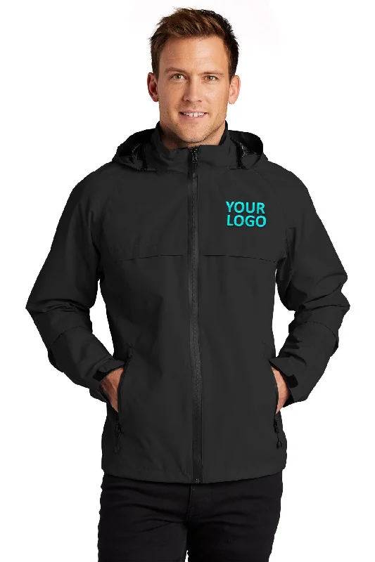 Men's Coats for Winter CampingPort Authority Tall Torrent Waterproof Customized Jackets, Black