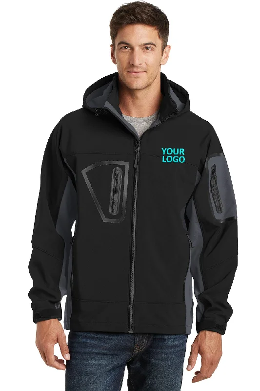 Men's Coats for WalkingPort Authority Tall Waterproof Customized Soft Shell Jackets, Black/ Graphite Men's Coats for WalkingPort Authority Tall Waterproof Customized Soft Shell Jackets, Black/ Graphite