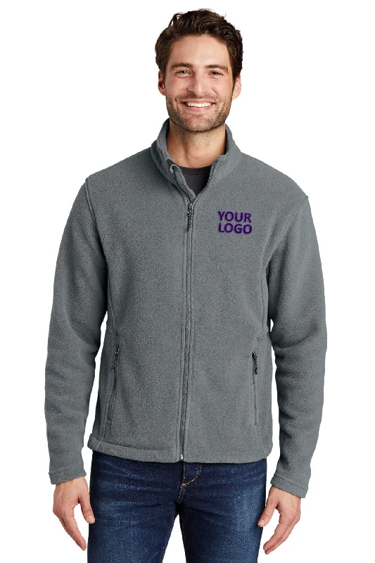 Men's Coats for SnowshoeingPort Authority Value Fleece Customized Jackets, Deep Smoke Men's Coats for SnowshoeingPort Authority Value Fleece Customized Jackets, Deep Smoke
