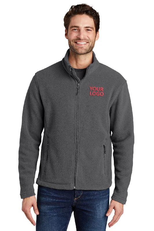 Men's Coats with Adjustable SleevesPort Authority Value Fleece Customized Jackets, Iron Grey Men's Coats with Adjustable SleevesPort Authority Value Fleece Customized Jackets, Iron Grey