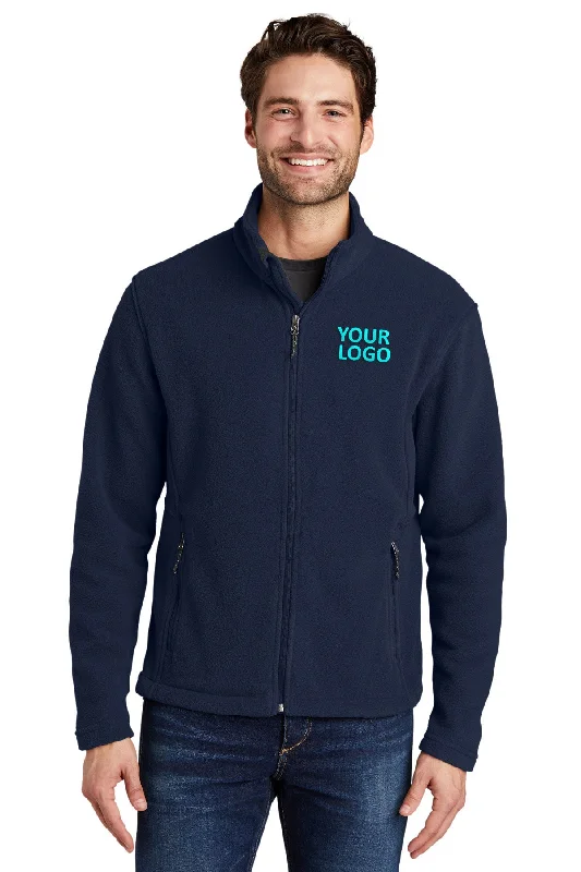 Men's Coats with Inner PocketsPort Authority Value Fleece Customized Jackets, True Navy Men's Coats with Inner PocketsPort Authority Value Fleece Customized Jackets, True Navy