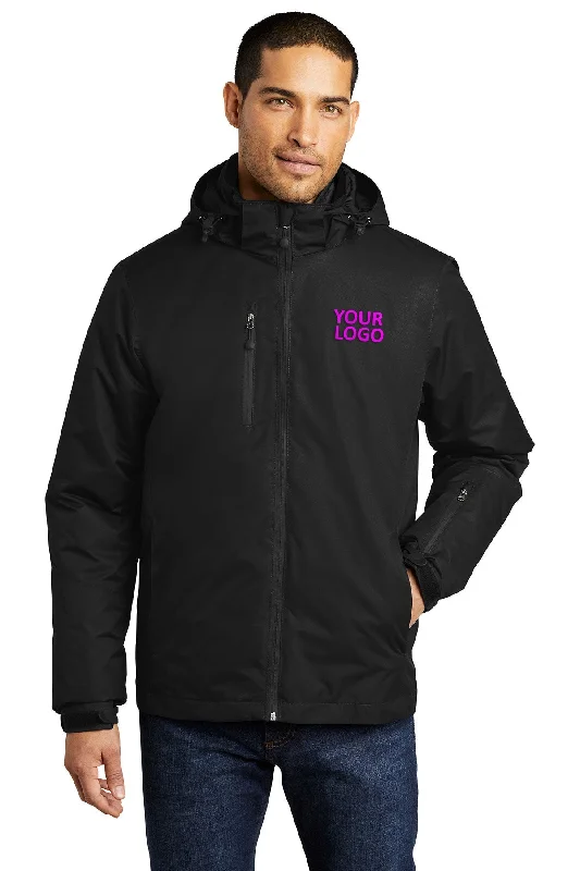 Men's Coats with ZippersPort Authority Vortex Customized Waterproof 3-in-1 Jackets, Black/ Black Men's Coats with ZippersPort Authority Vortex Customized Waterproof 3-in-1 Jackets, Black/ Black
