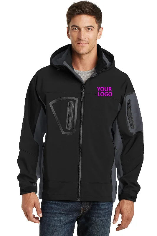 Men's Coats for RunningPort Authority Waterproof Customized Soft Shell Jackets, Black/ Graphite Men's Coats for RunningPort Authority Waterproof Customized Soft Shell Jackets, Black/ Graphite