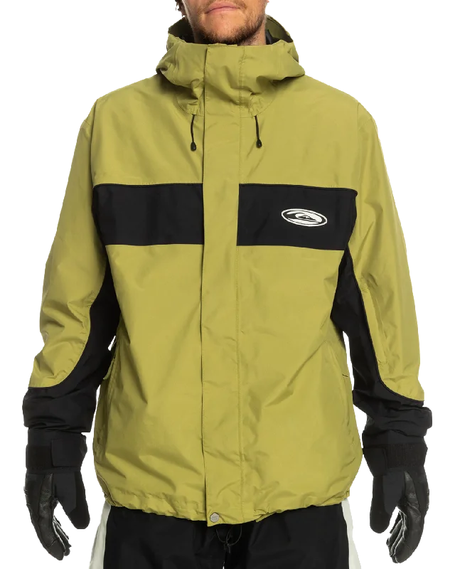 Versatile Men's Pea CoatsQuiksilver Men's High Altitude Gore-Tex® Technical Snow Jacket - Green Olive Versatile Men's Pea CoatsQuiksilver Men's High Altitude Gore-Tex® Technical Snow Jacket - Green Olive