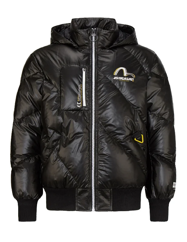 Men's Coats for City WearQuilted Logo Print Bomber Down Jacket