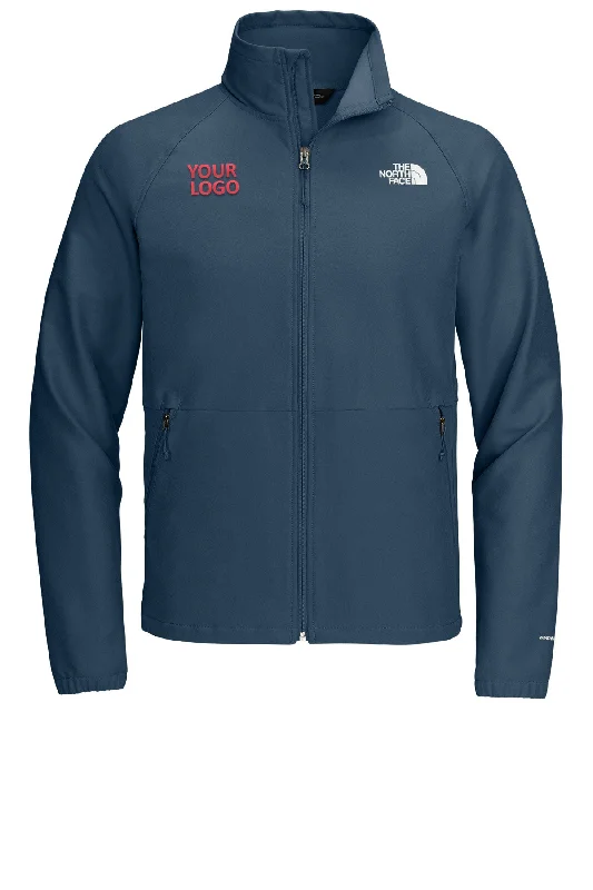 Men's Coats for Big and TallNorth Face Barr Lake Soft Shell Jackets, Shady Blue Dark Heather Men's Coats for Big and TallNorth Face Barr Lake Soft Shell Jackets, Shady Blue Dark Heather